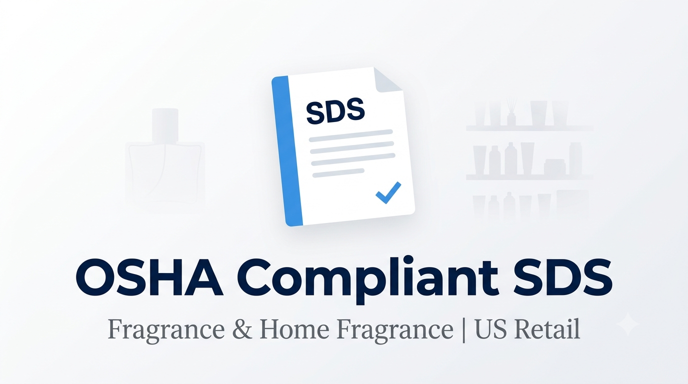 GHS / OSHA SDS Requirements for Fragrance and Home Fragrance Products in US Retail Supply Chains