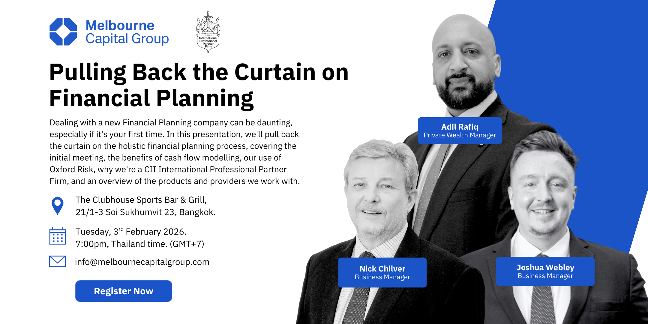 Pulling Back the Curtain on Financial Planning in Bangkok