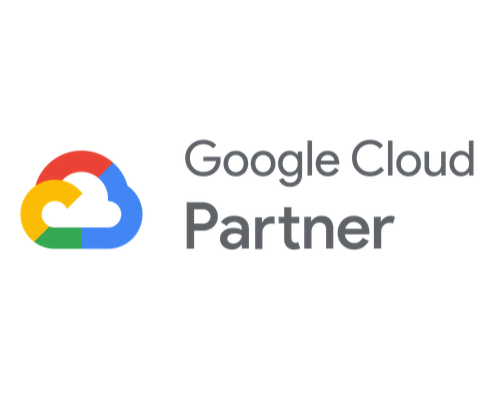 The google cloud partner logo.