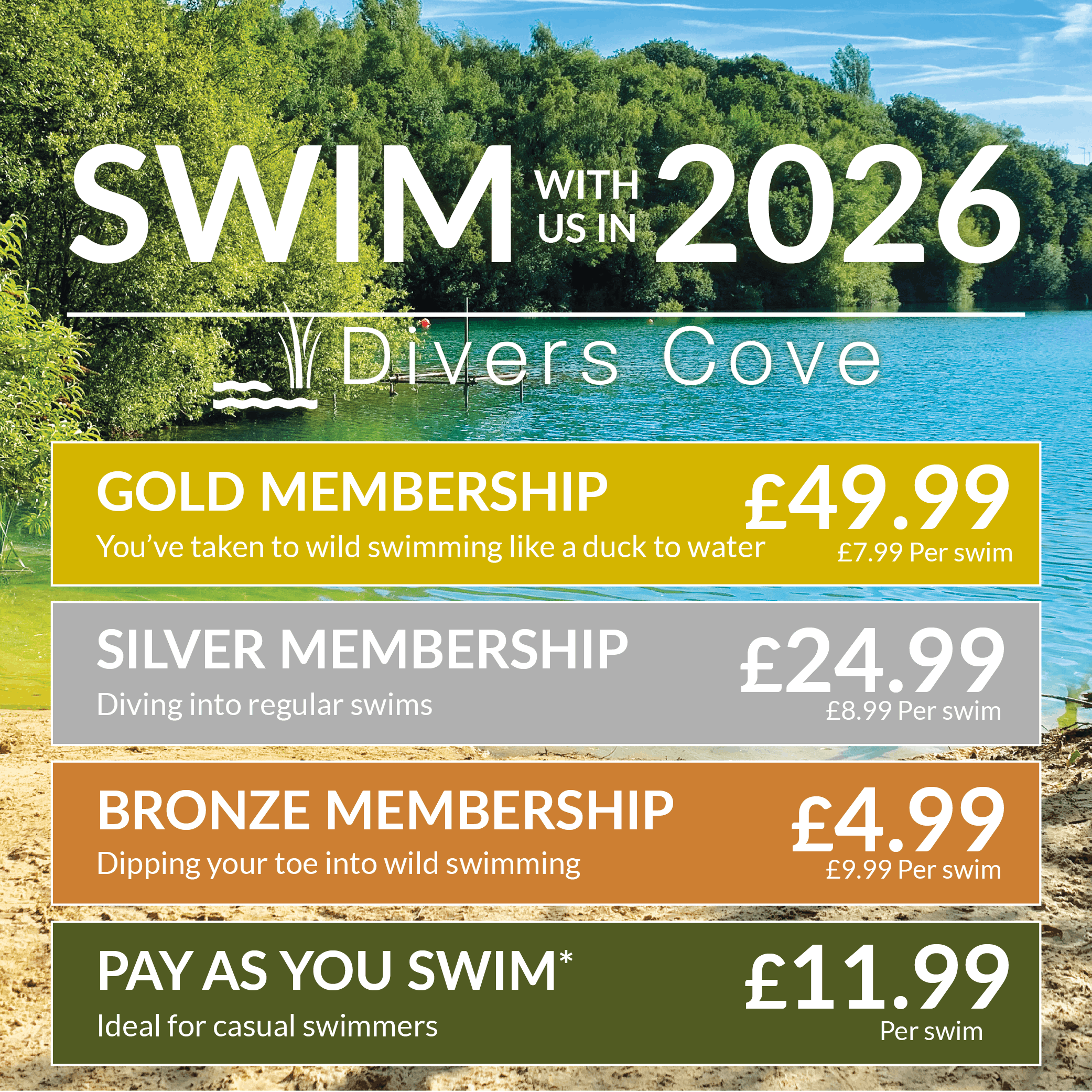 Swim with us in Winter - Memberships