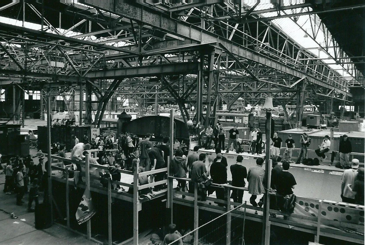Skatepark in NDSM, © Rob Rouleaux (2000)