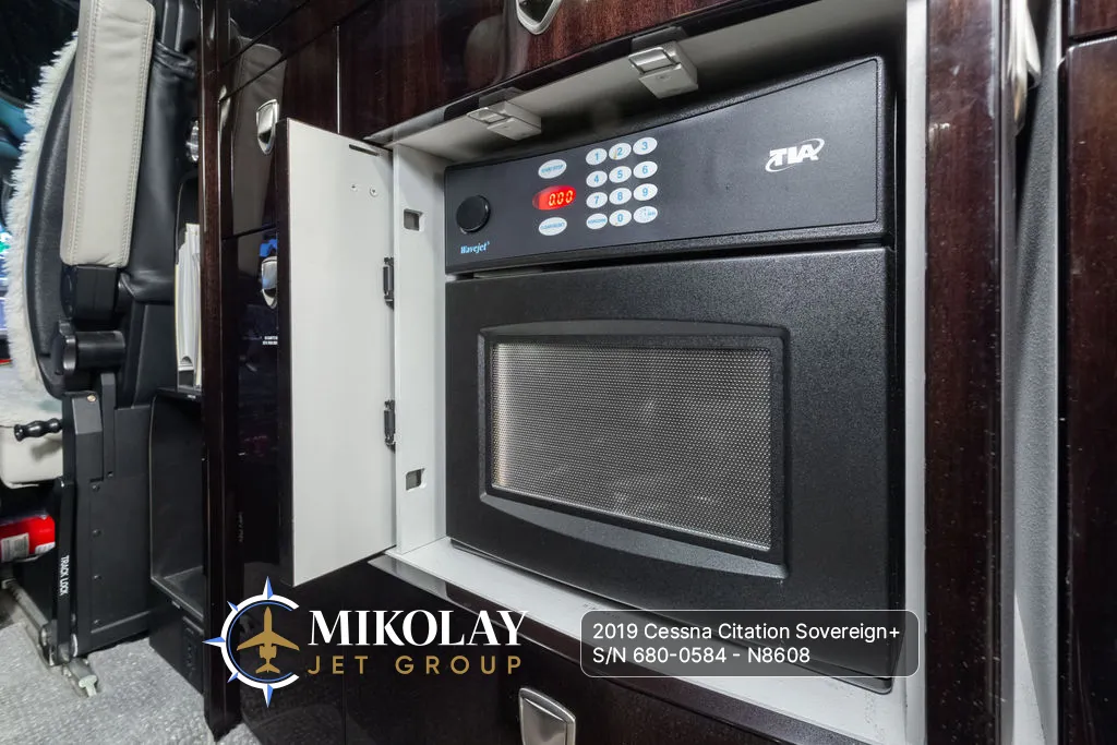 2019 Cessna Citation Sovereign+ S/N 680-0584 - interior photos of an aircraft for sale, Mikolay Jet group logo