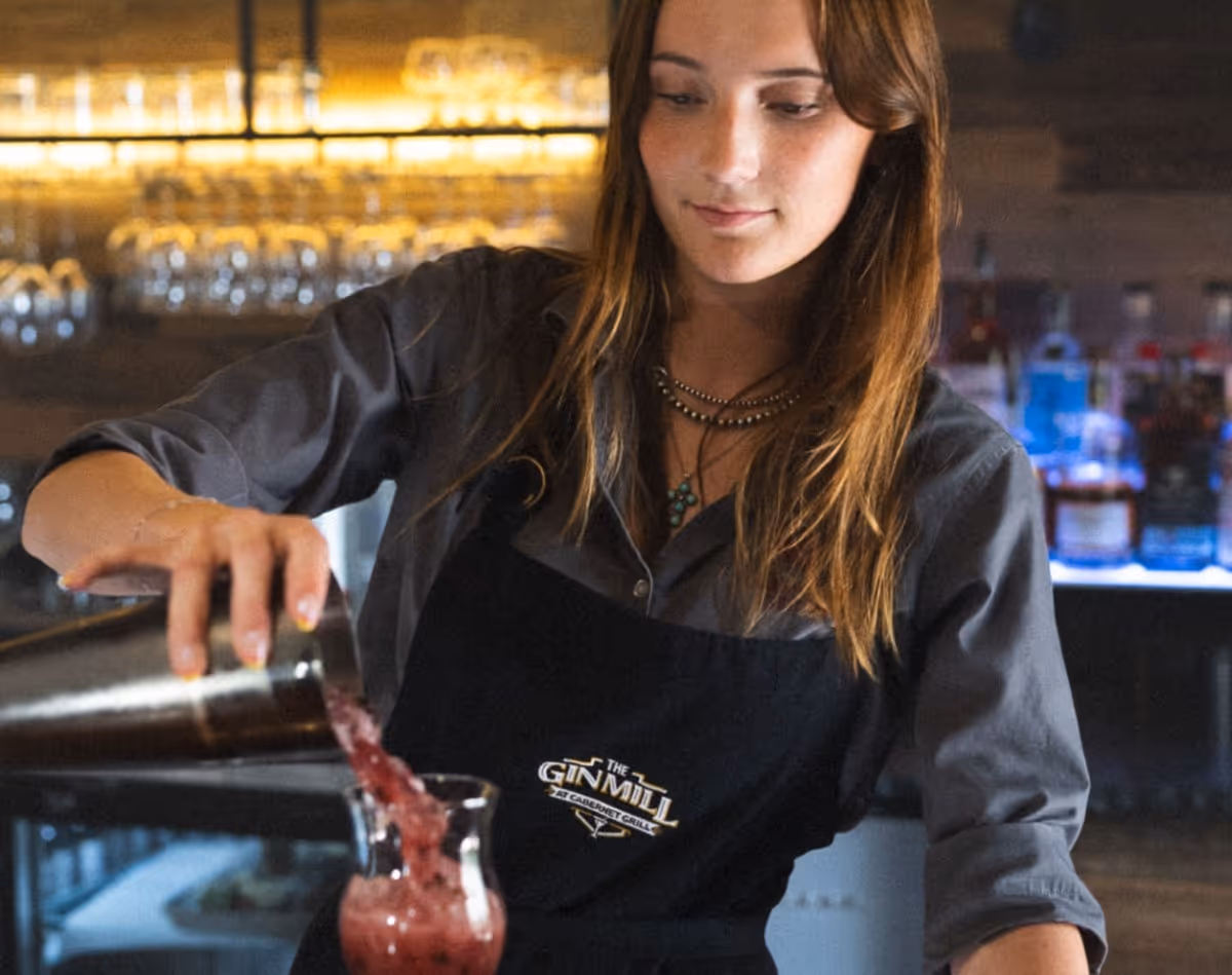 The Gin Mill's bar area.