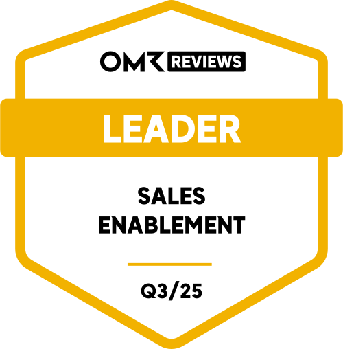 OMR badge - Leader Sales Enablement
