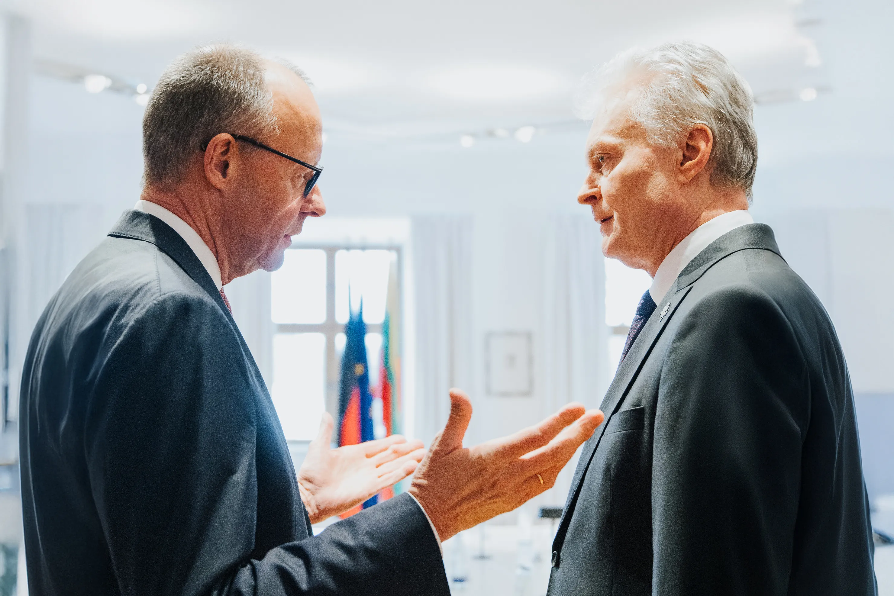 Eventfotograf München: Kanzler Merz und Präsident Nauseda