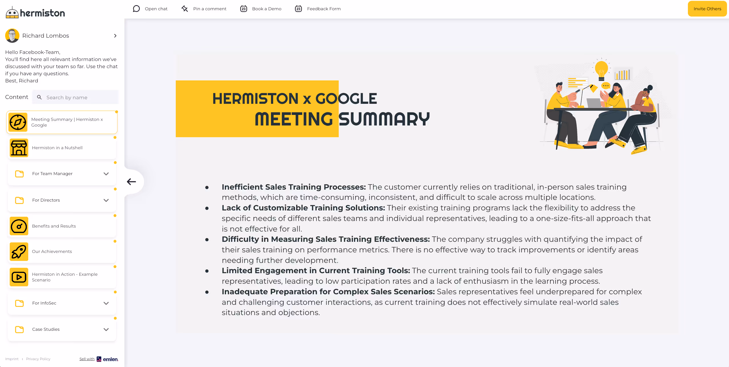 Example emlen Destination