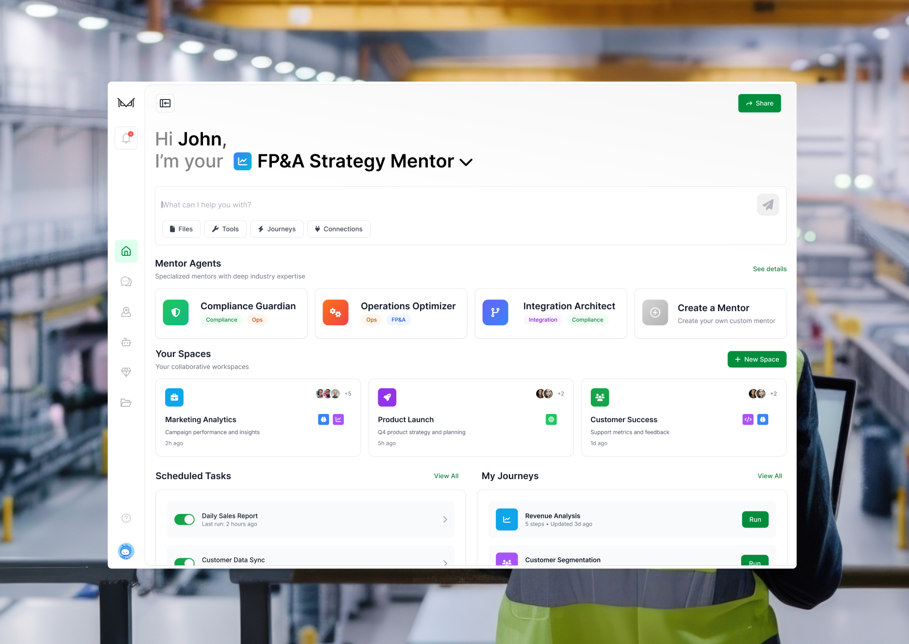 Building an AI Knowledge Platform for Industrial Decision-Making