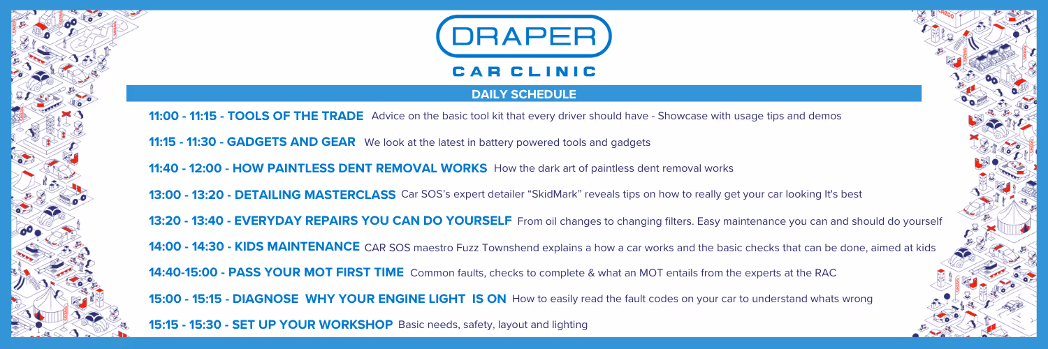 Draper live stage schedule