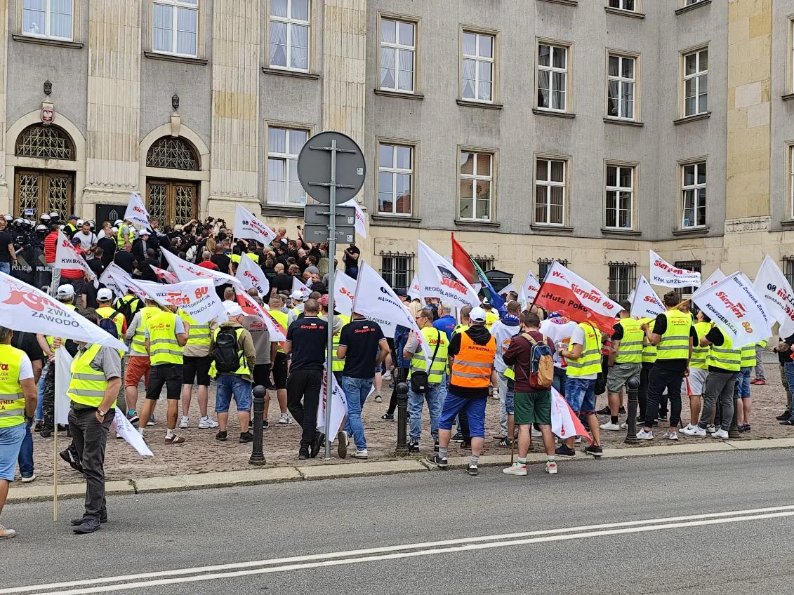 Blokada drog w centrum Katowic! 