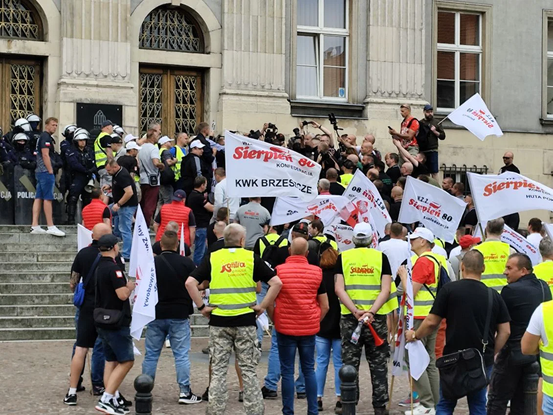 Blokada drog w centrum Katowic! 