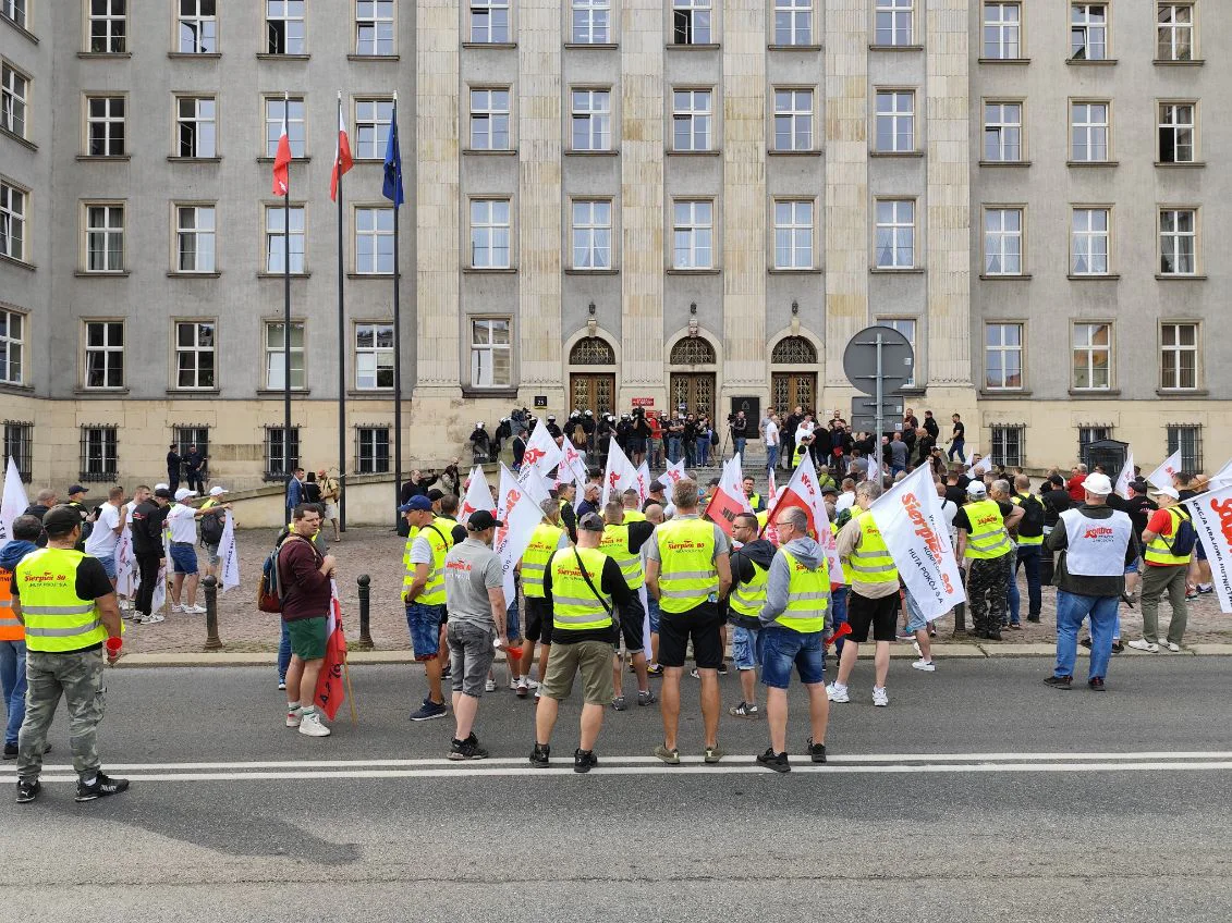 Blokada drog w centrum Katowic! 