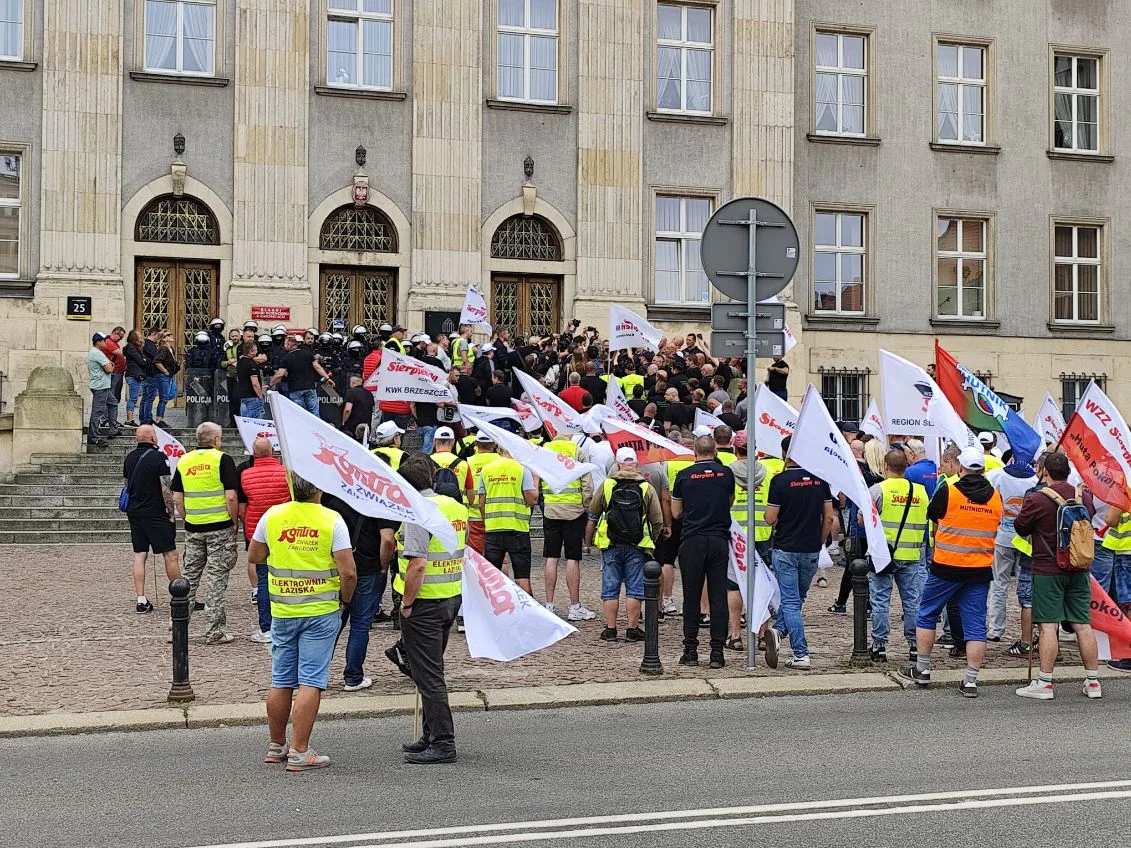 Blokada drog w centrum Katowic! 