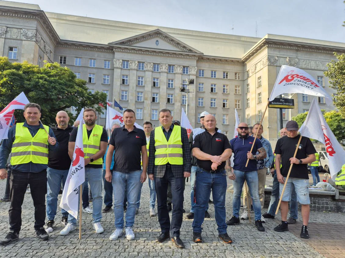 Blokada drog w centrum Katowic! 