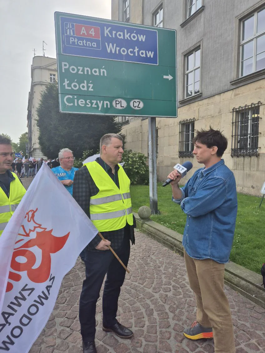 Blokada drog w centrum Katowic! 