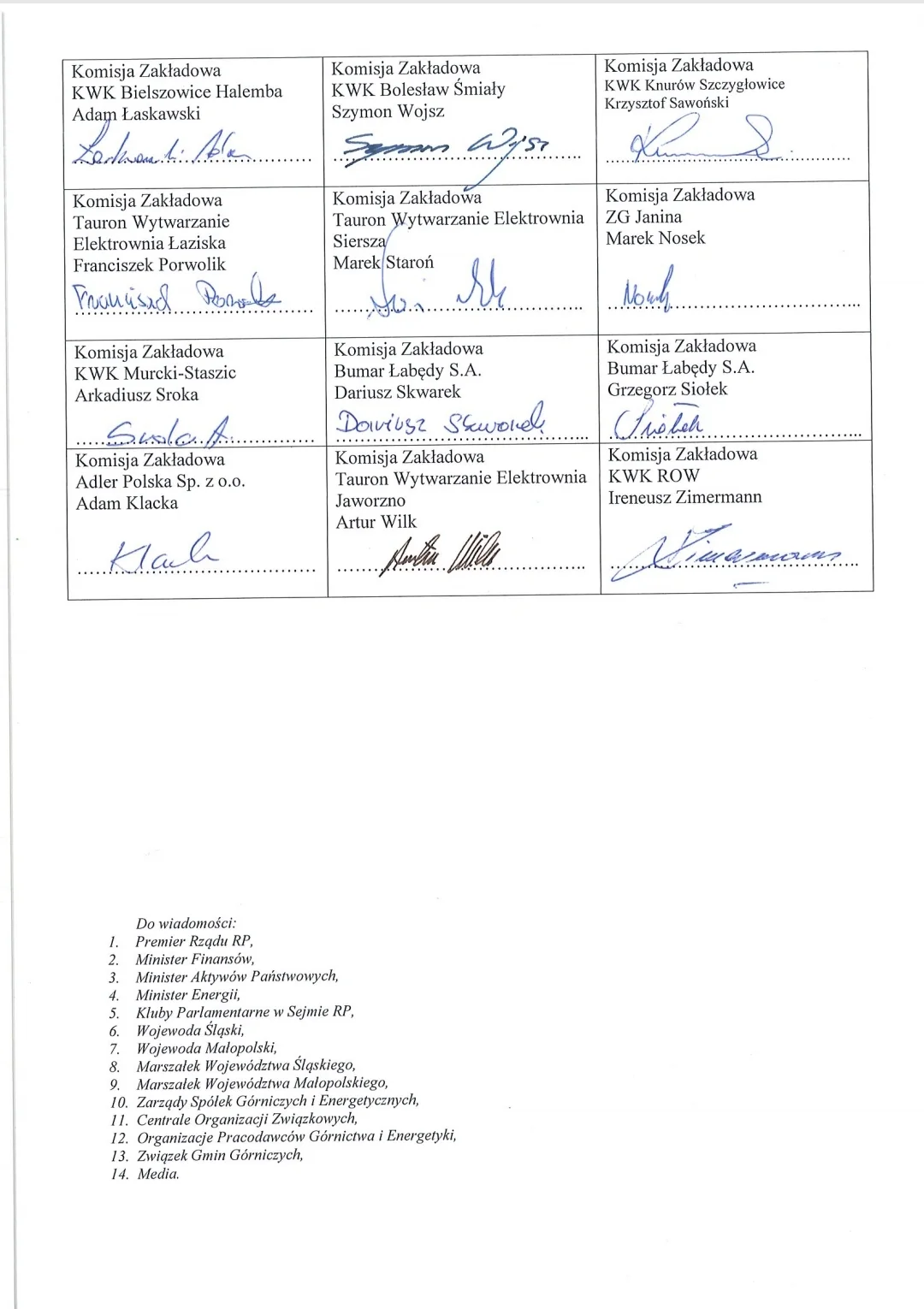 „Piszemy do Premiera: czas na odpowiedzialne decyzje 