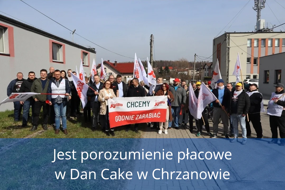 Porozumienie w Dan Cake - zakończyło spór zbiorowy