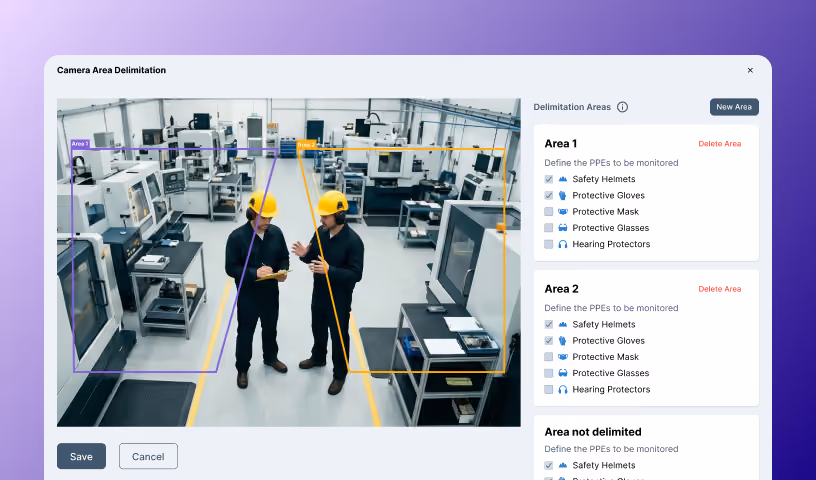 Precavision Region Delimitation - Venturus PPE Detection Software