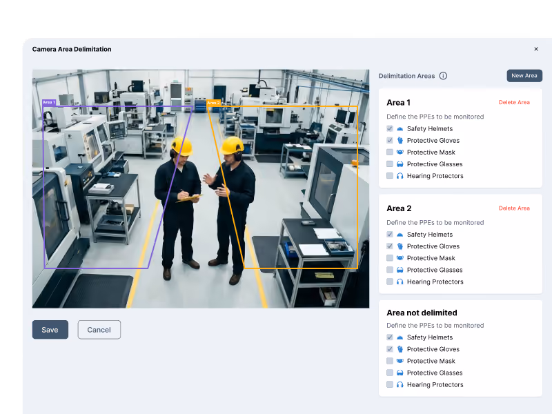 Precavision Region Delimitation - Venturus PPE Detection Software