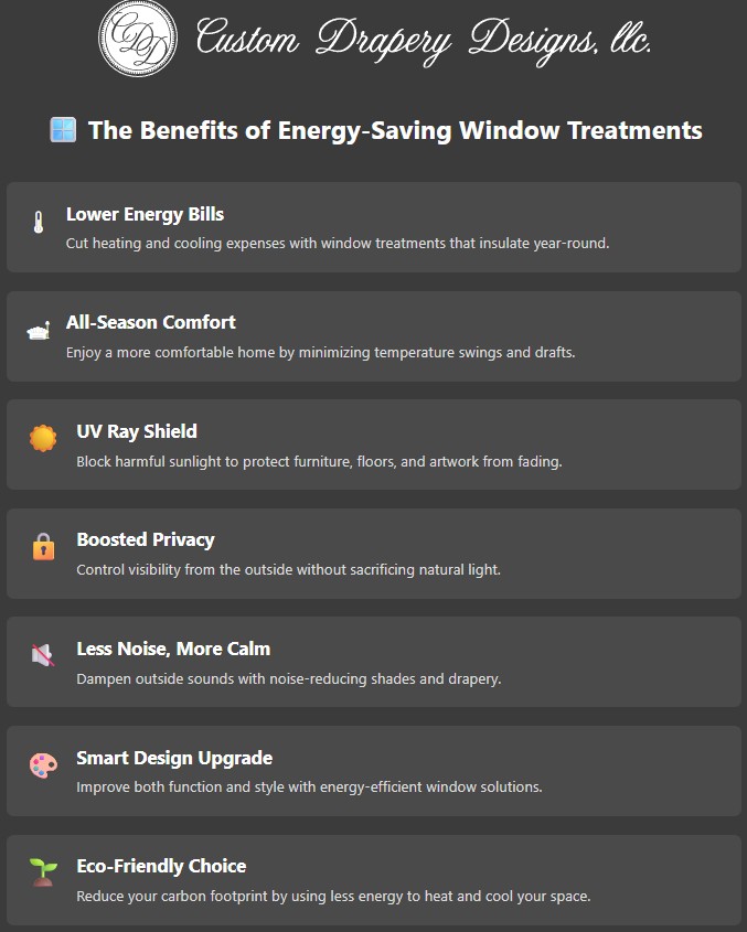 benefits of window treatments in Lakewood, TX