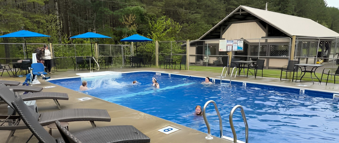 The pool at wilderness pines campground in monticello is a great option if the lake is not your families fun style.
