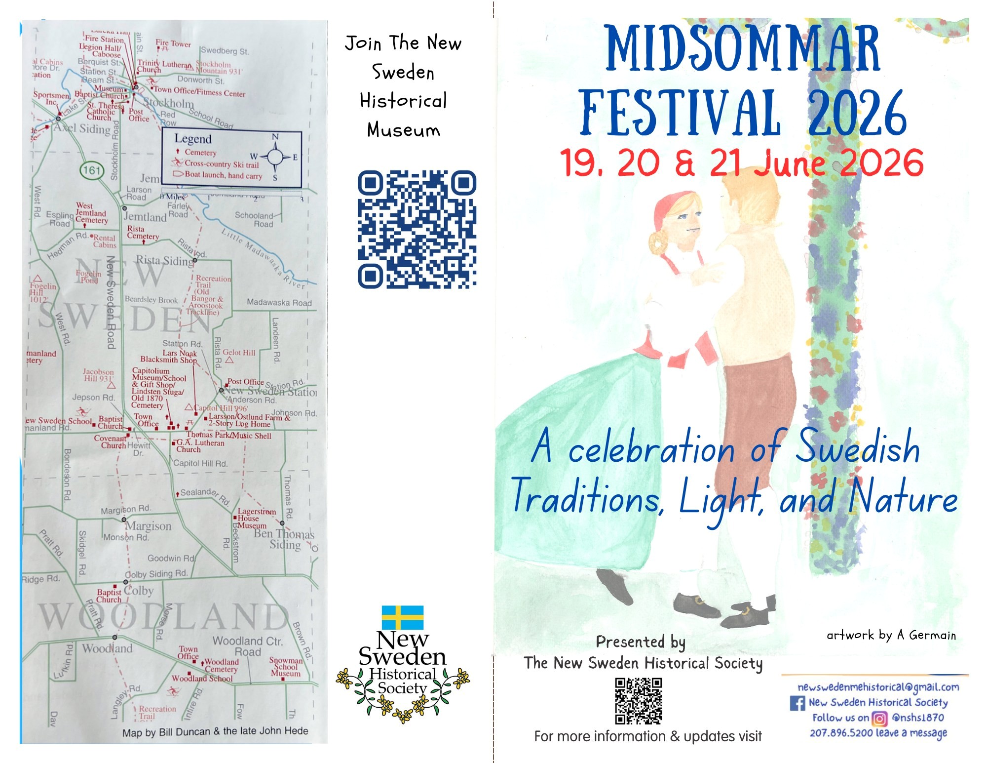 Midsommer Festival in New Sweden, Maine