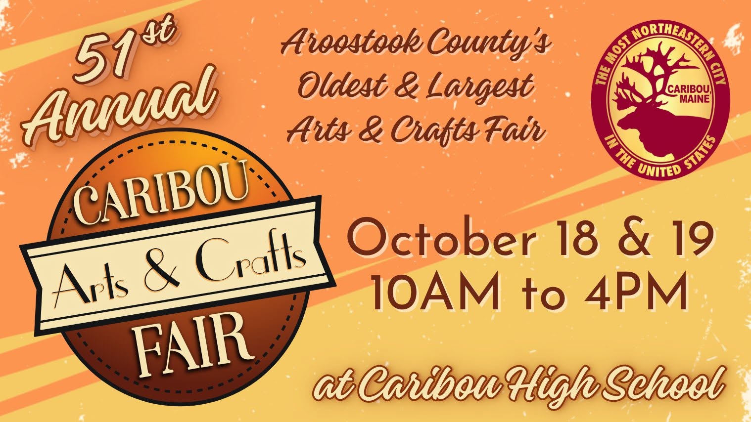 Craft fair in Caribou, Maine