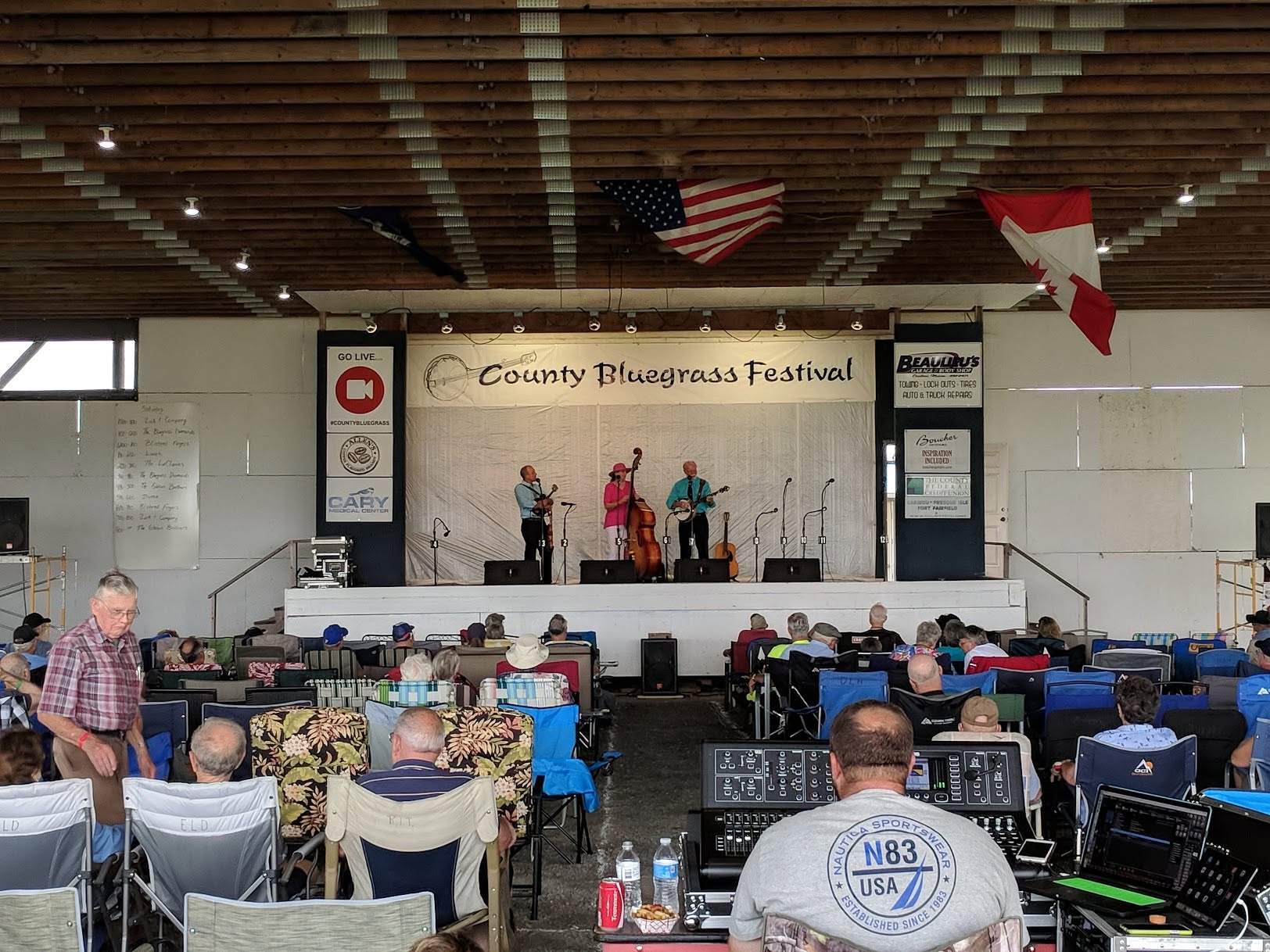 Aroostook County Bluegrass Festival in Fort Fairfield, Maine