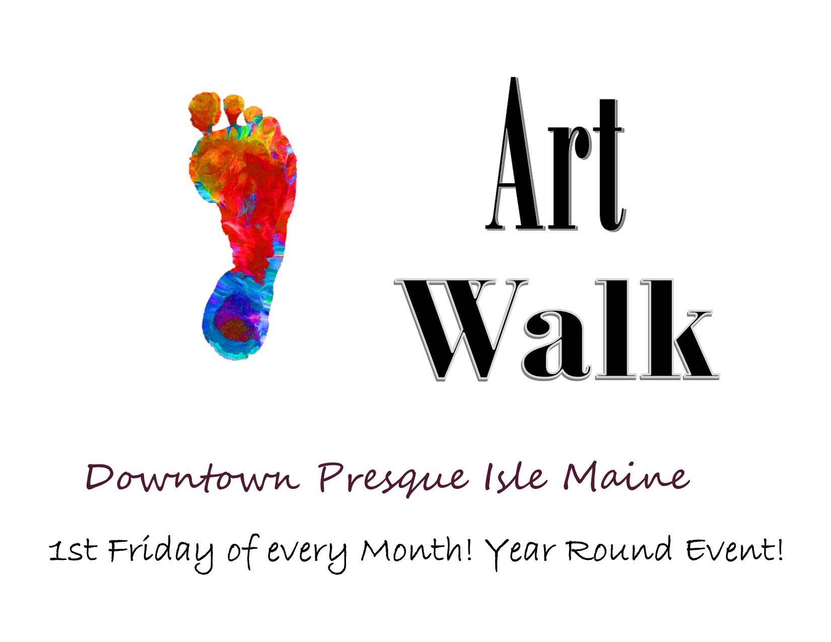 First Friday Art Walk in Presque Isle, Maine