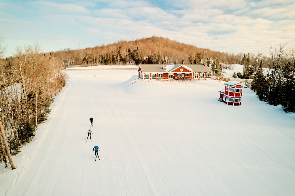 Nordic cross-country ski trail venue Northern Maine Community Trails in Presque Isle Maine Aroostook County