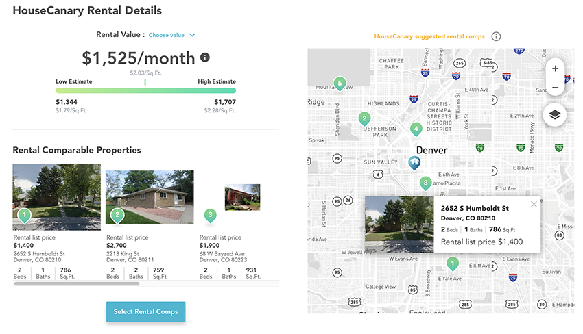 A simplified User interface of the AVM product