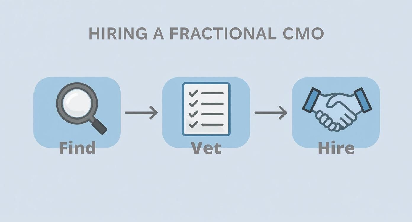 Infographic about fractional cmo for startups
