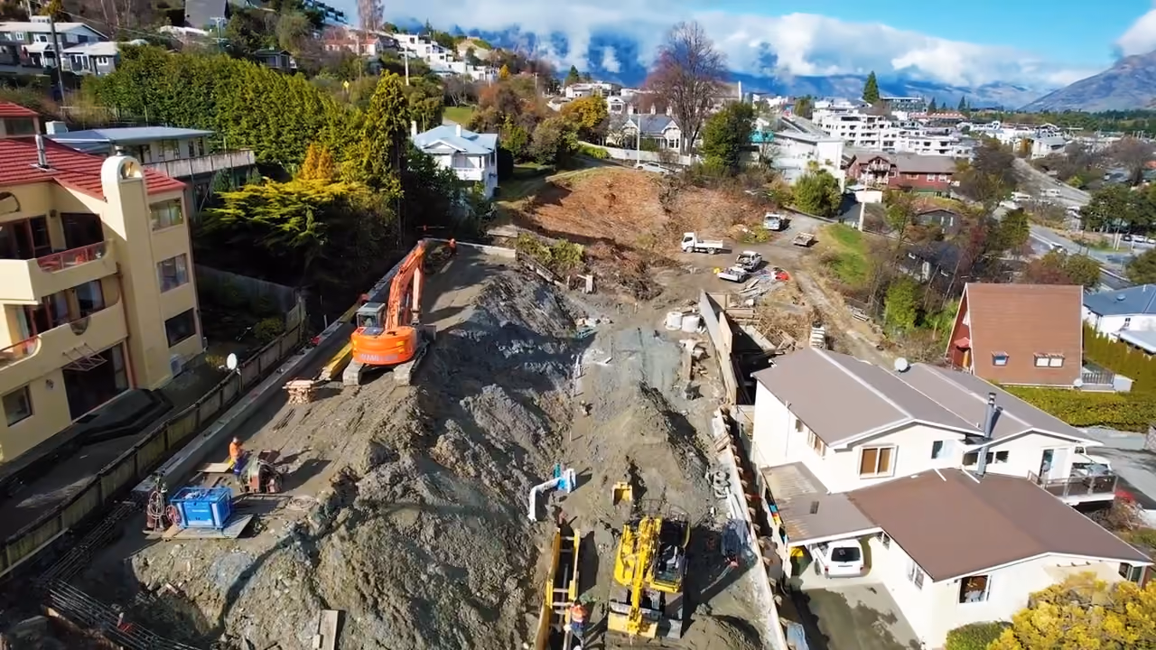 Central Peaks construction underway