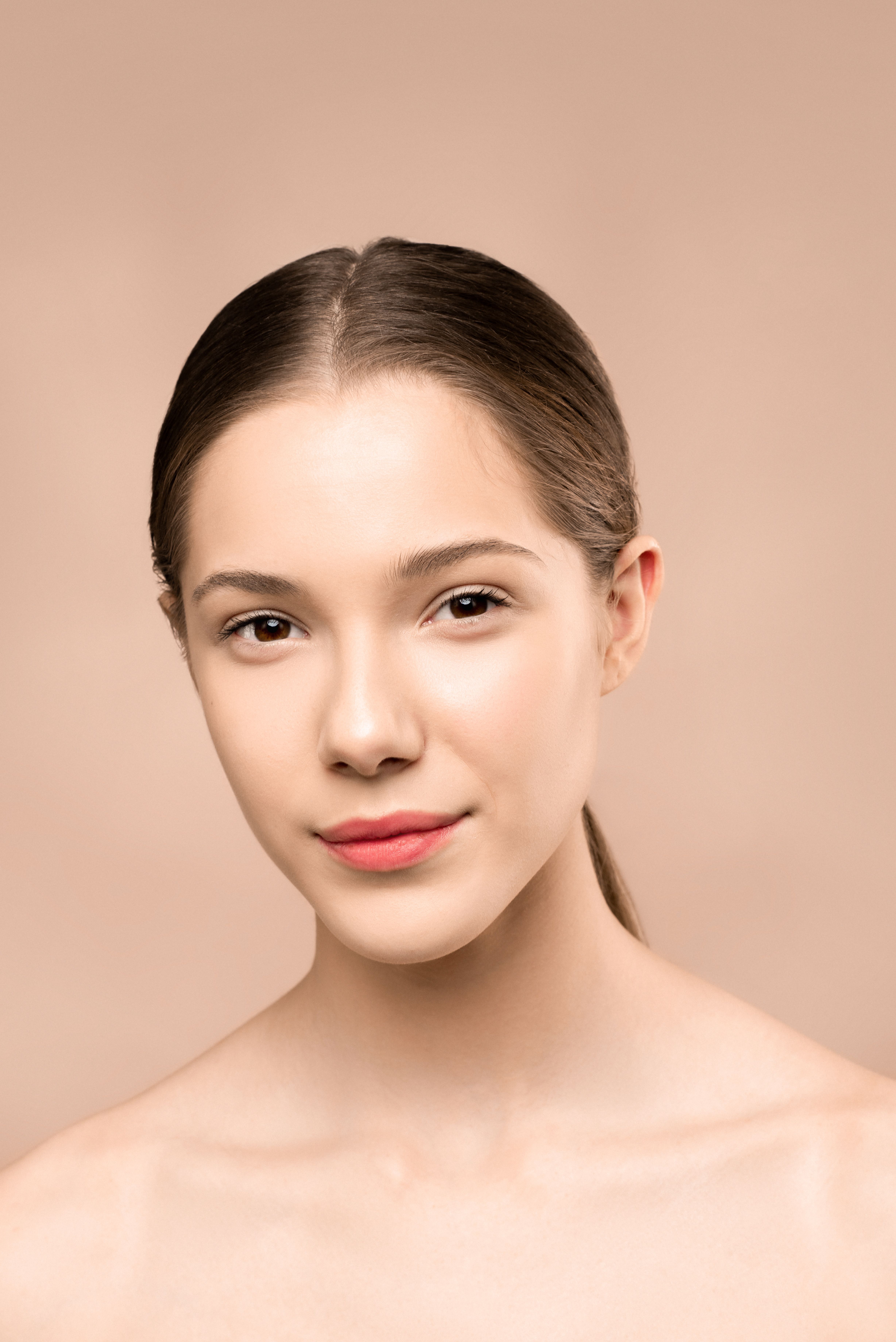 Woman with smooth, firm, radiant skin after a DEJ BioStim collagen peel