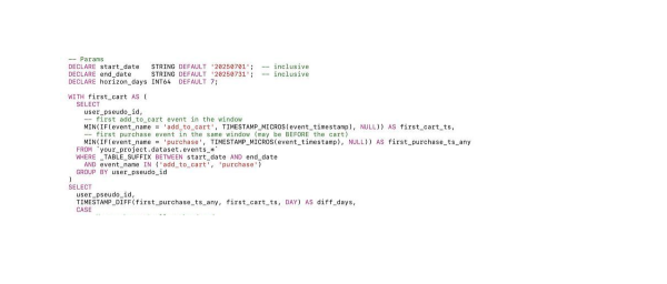 Identifying Abandoned Carts in GA4 BigQuery Without Overcomplicating the Logic