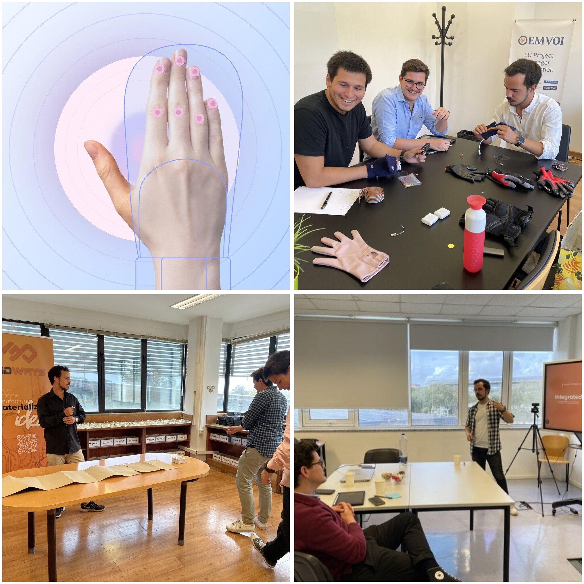 SenseGlove concept and project workshops with the CleoCare team