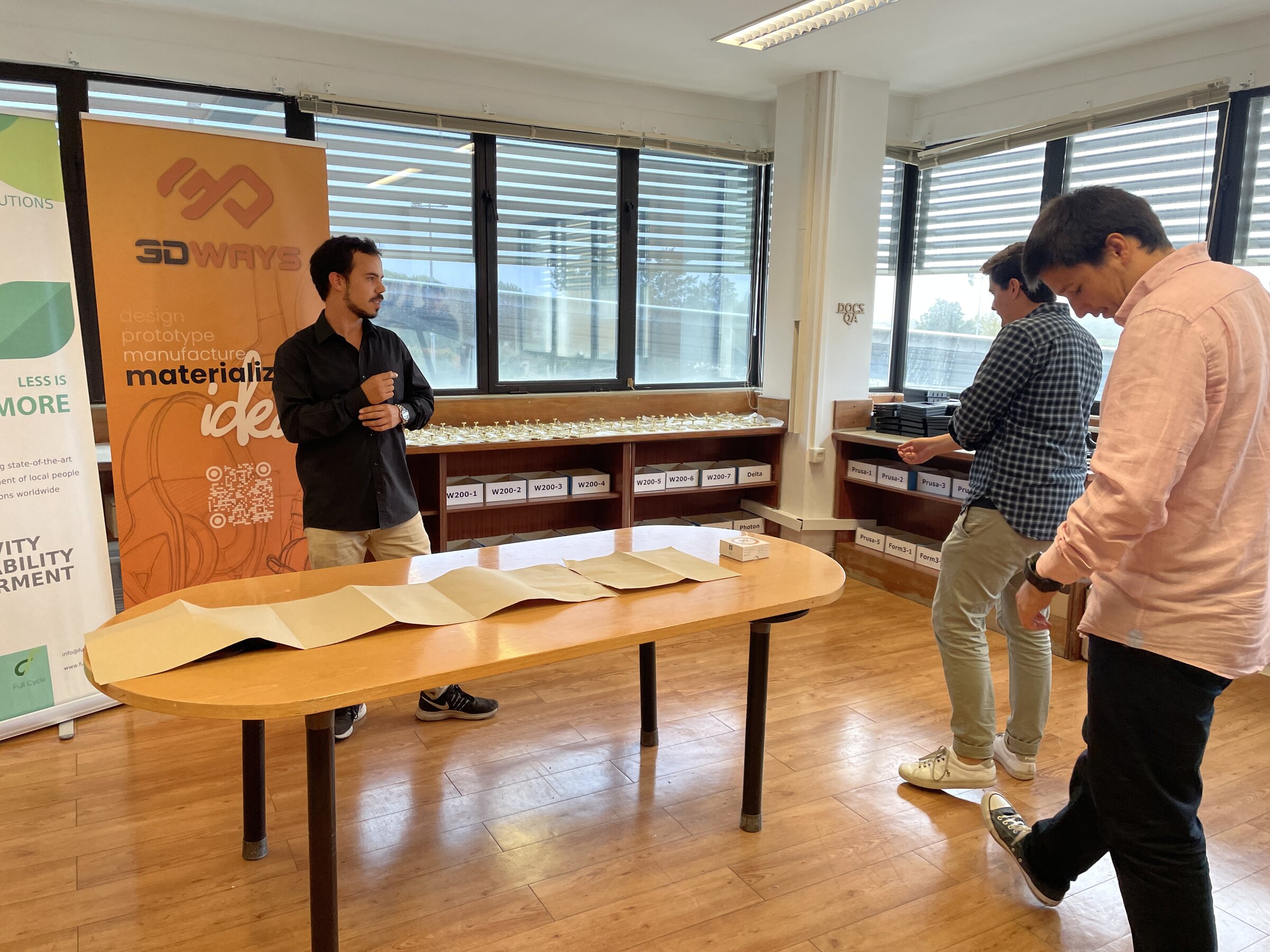 Prototype review session at the FullCycle studio