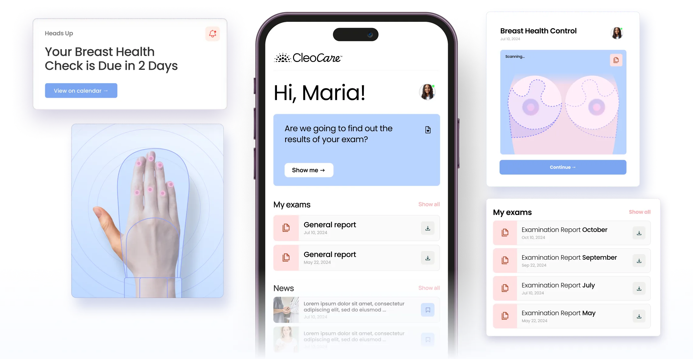 SenseGlove by CleoCare with its companion app