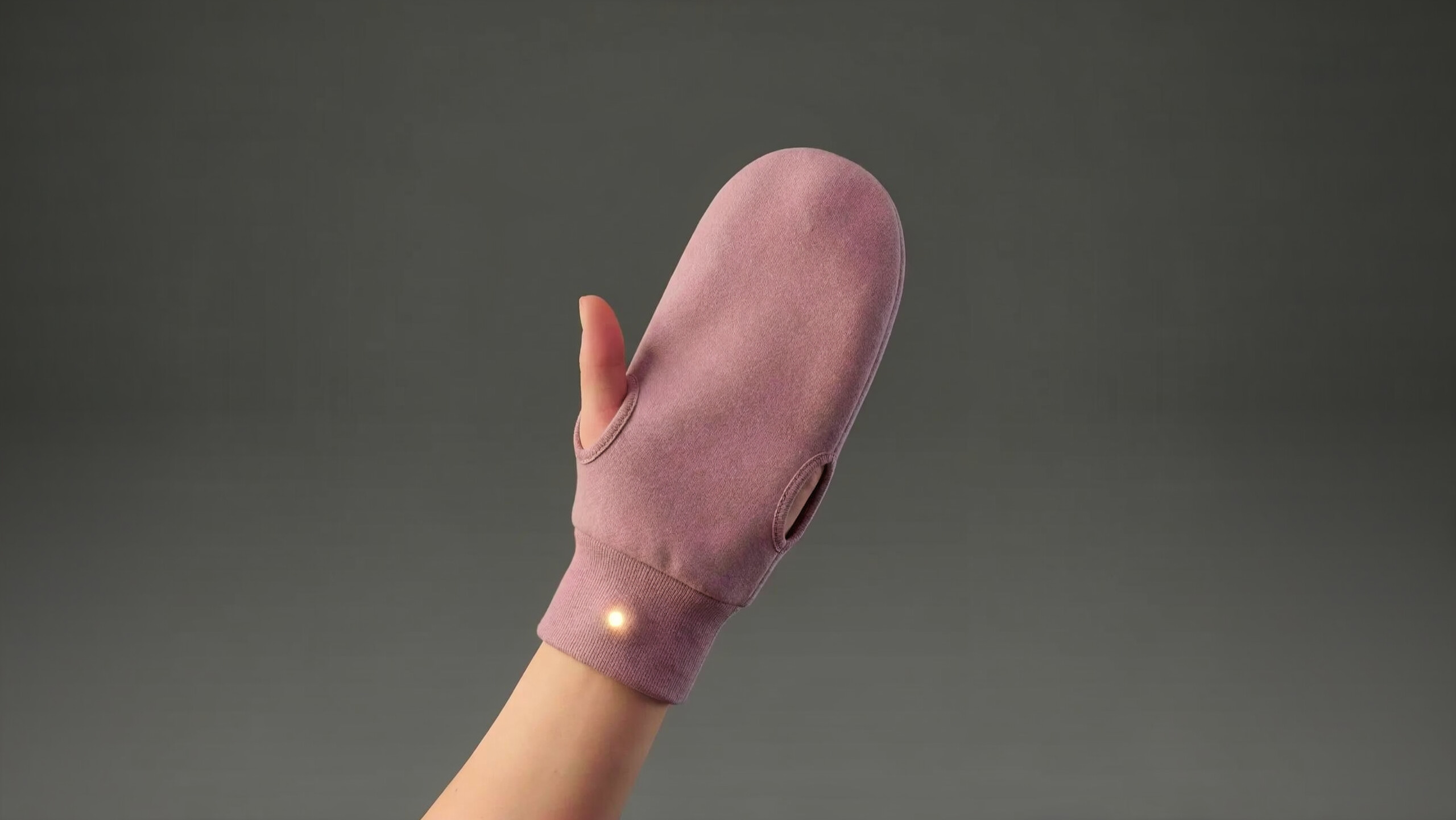 CleoCare SenseGlove textile glove worn on a hand