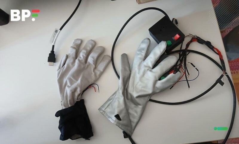 The original proof of concept built on a glove