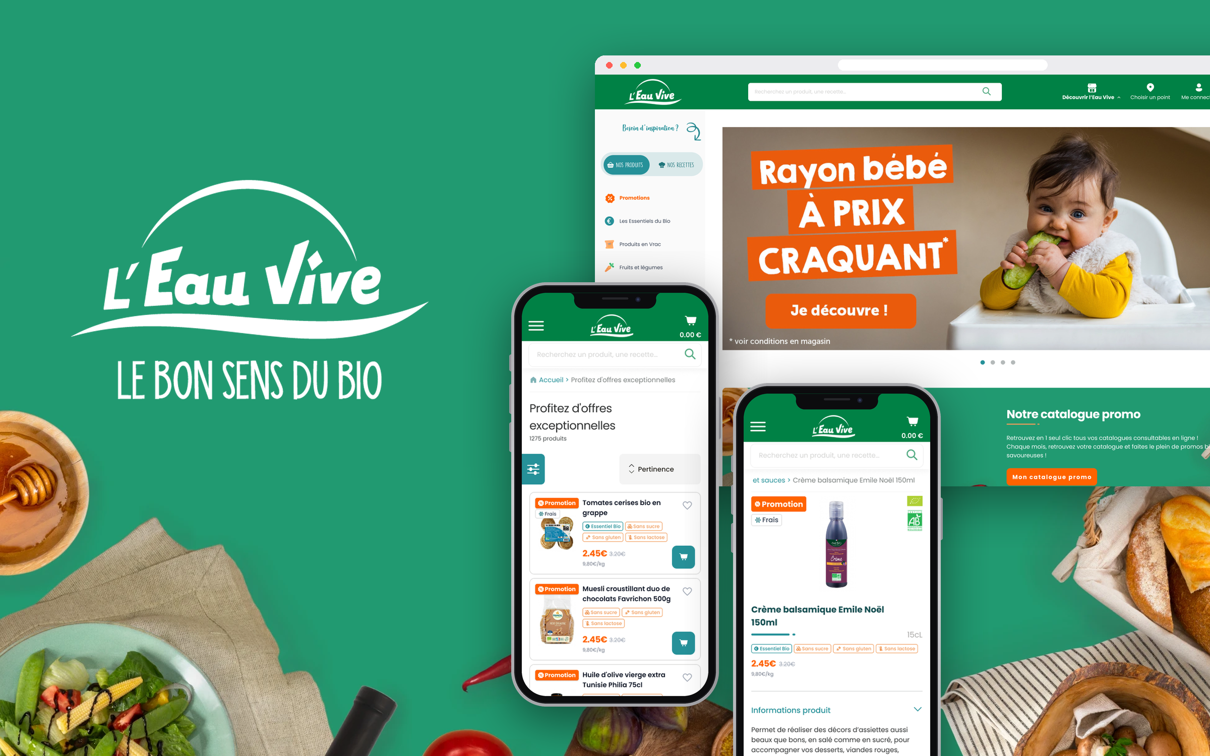 Fluidifier le parcours d’achat d’une enseigne bio, du site vitrine au Drive