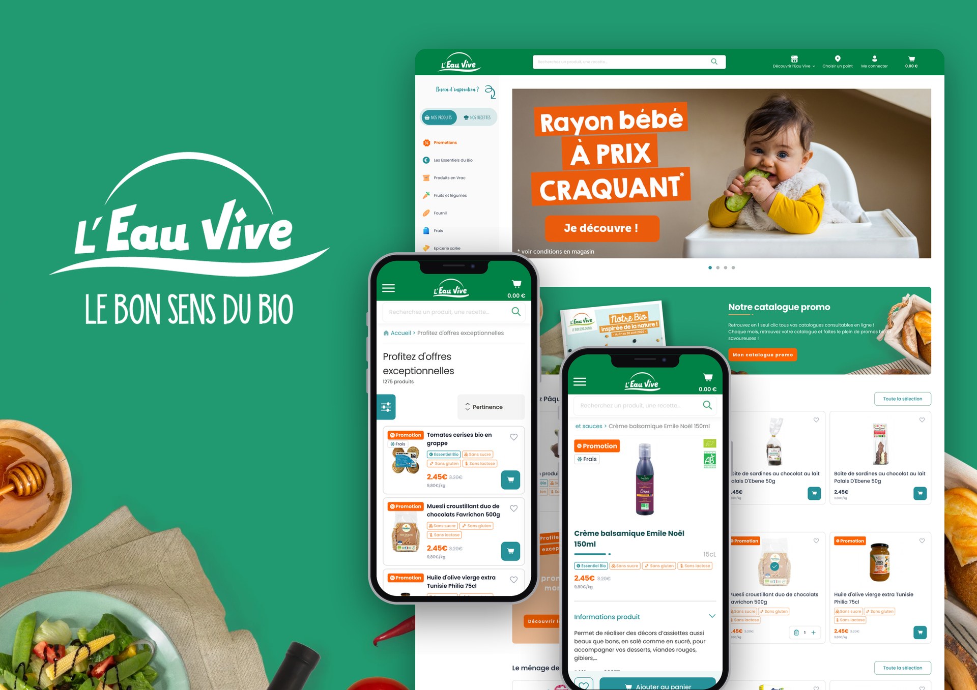 Fluidifier le parcours d’achat d’une enseigne bio, du site vitrine au Drive