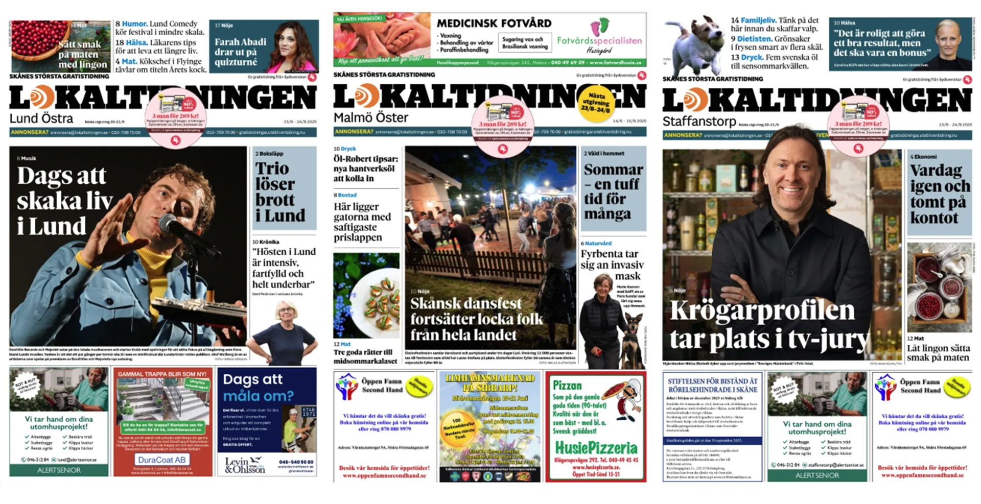 Bonnier News Local avvecklar gratistidningar i Skåne och Tranås – ska fokusera på prenumererade tidningar