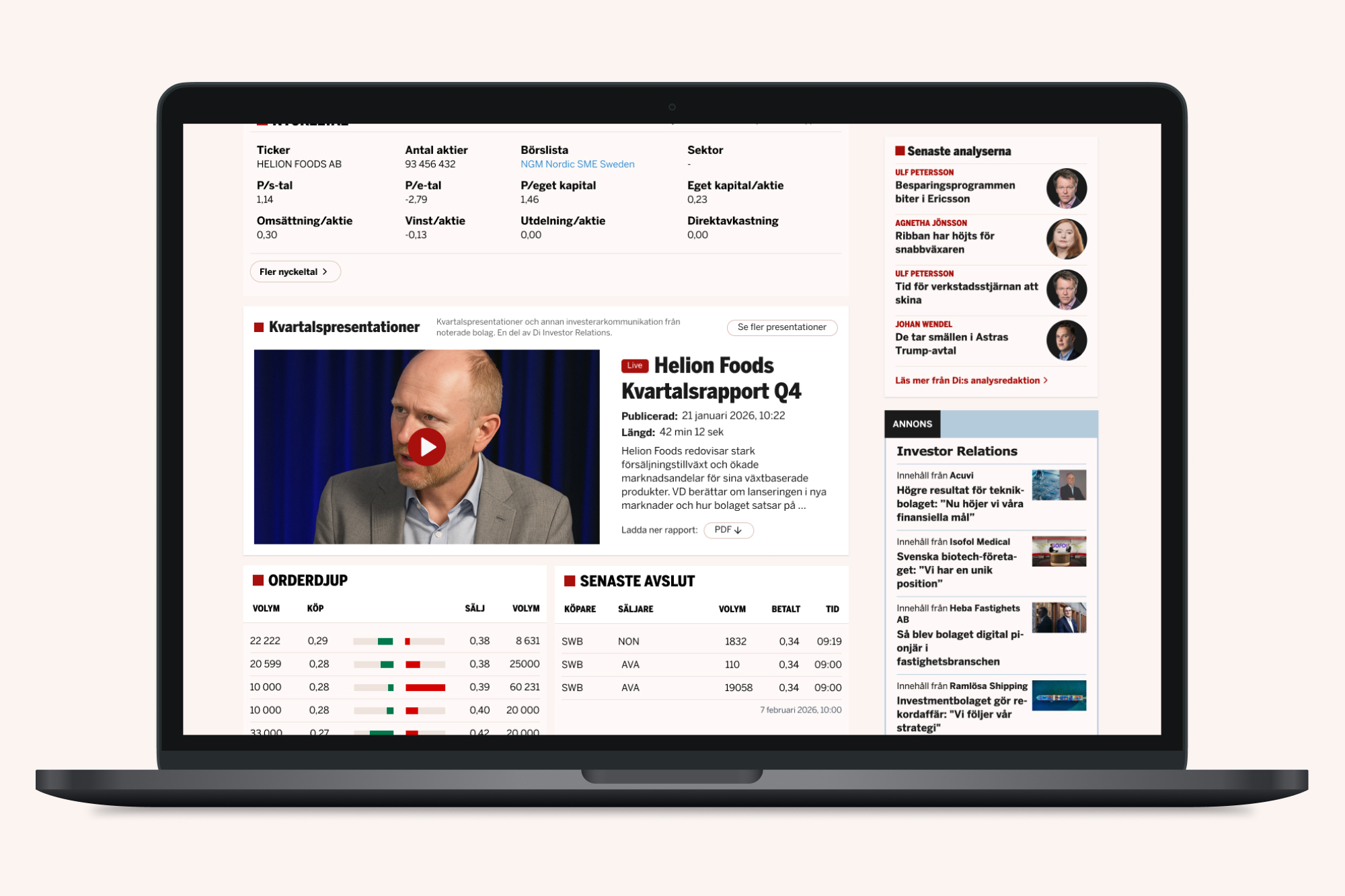 Dagens industri lanserar ny tjänst för framtidens IR-kommunikation