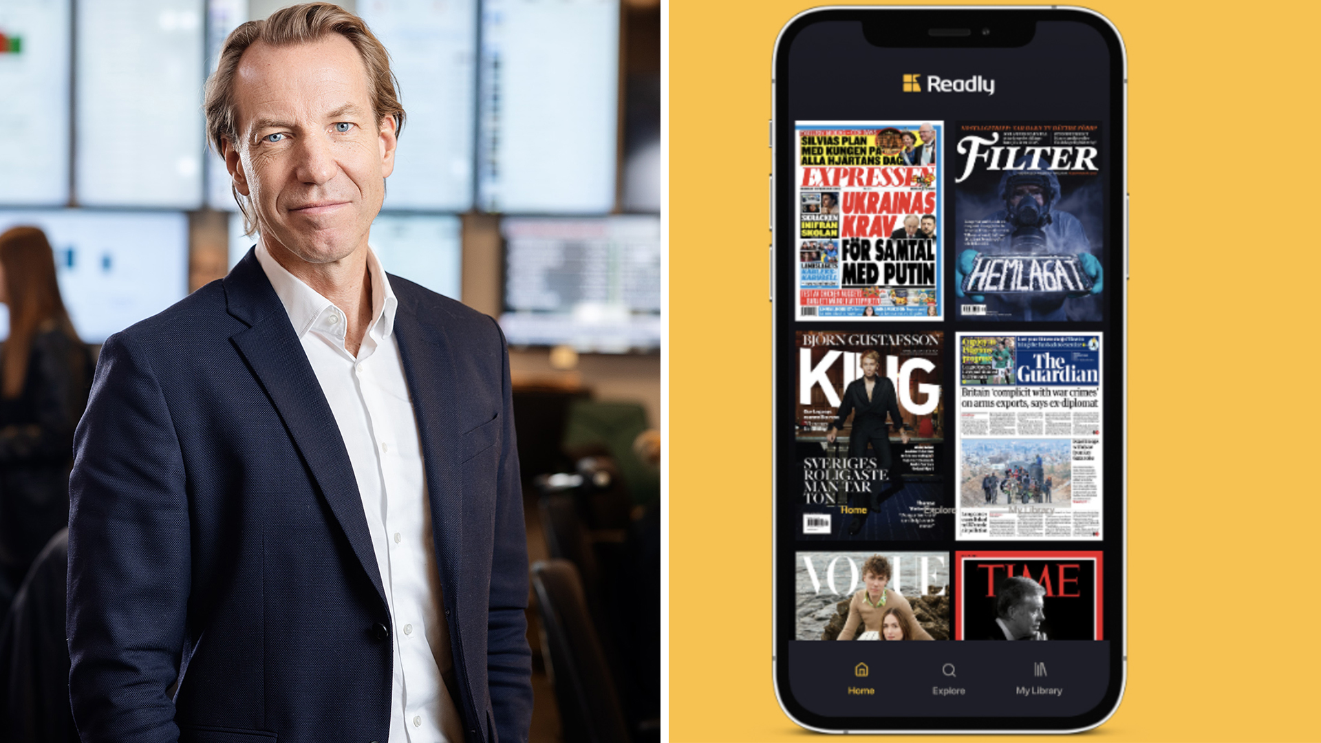 Bonnier News slutför överlåtelsen av Readlys icke-nordiska verksamheter till Cafeyn Group