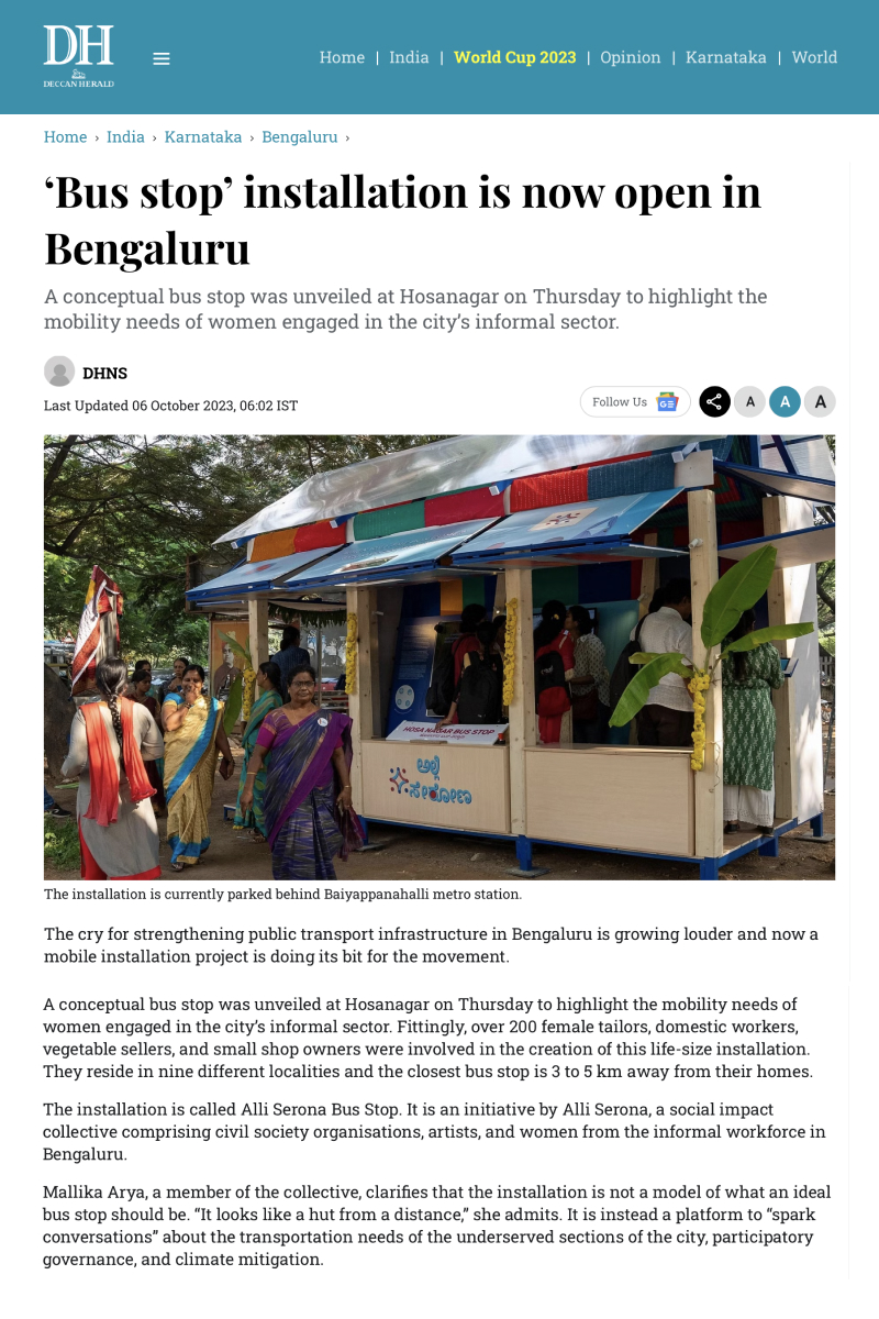 Studio Sorted featured in Deccan Herald