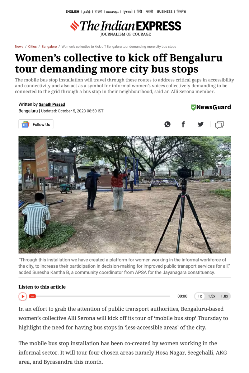 Studio Sorted featured in the indian express