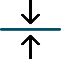 Optimized for vertical power delivery icon