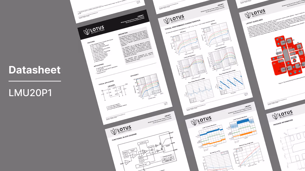 LMU20P1 Datasheet