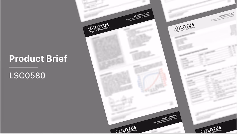 LSC0580 Product Brief