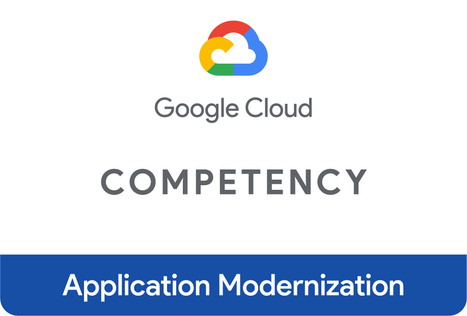 Badge Google Cloud Competency Application Modernization